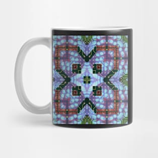 Circuitboard fire Kaleidoscope Pattern (Seamless) 12 Mug